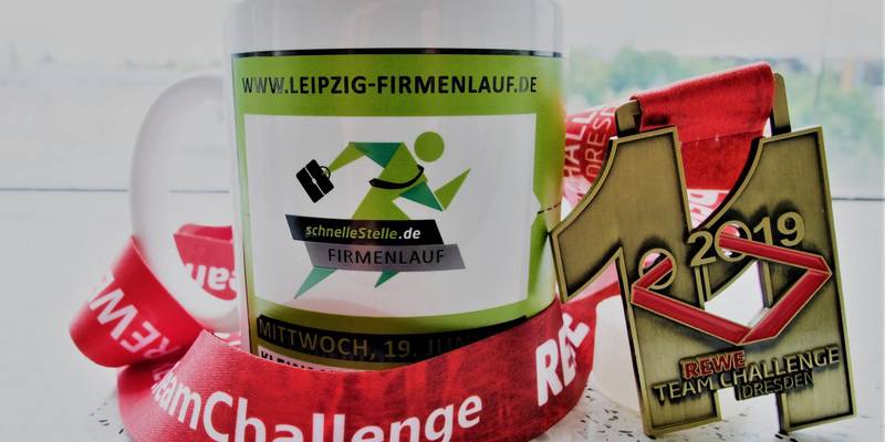 Finisher bei den Firmenläufen in Dresden und Leipzig