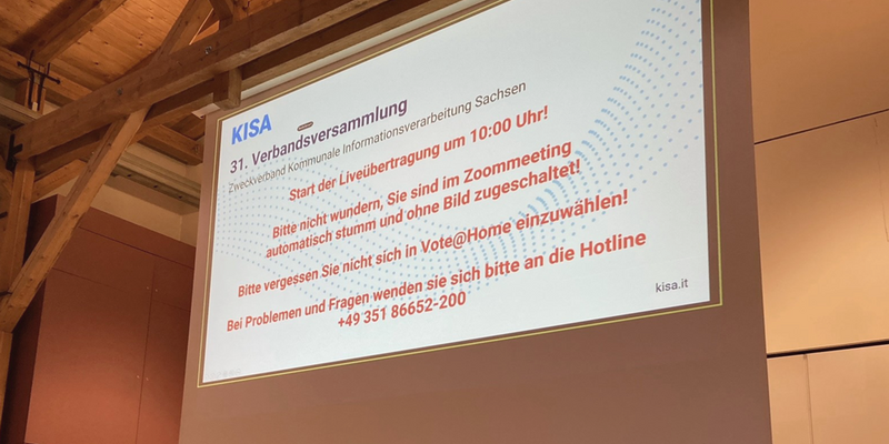 KISA - Erste hybride Verbandsversammlung